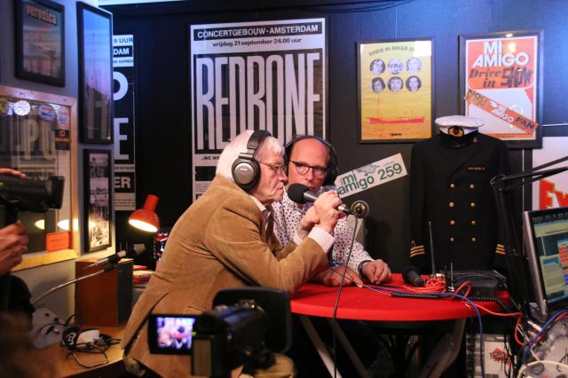 Ad Petersen (Ad Roland) en Frans van der Drift