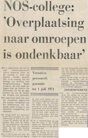 19730725_HC_ Overplaatsing naar omroepen is ondenkbaar Veronica.jpg