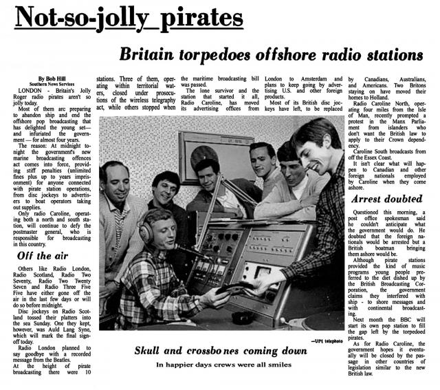 19670804 Ottawa Citizen Britain torpedoes offshore radio stations.jpg