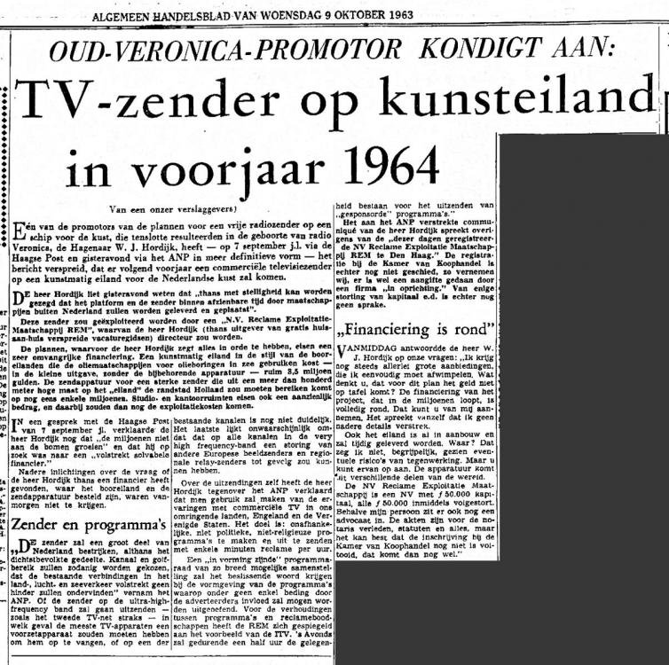 REM TV 1963-10-09 Tv zender opkunsteiland (Alg. Handelsblad).jpg