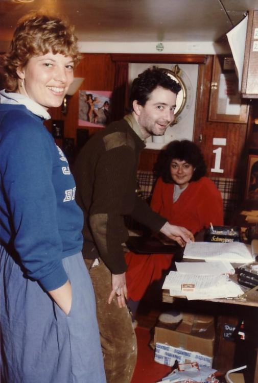 vlnr, Marjo, Nick Richards, Susan Charles  1984.jpg