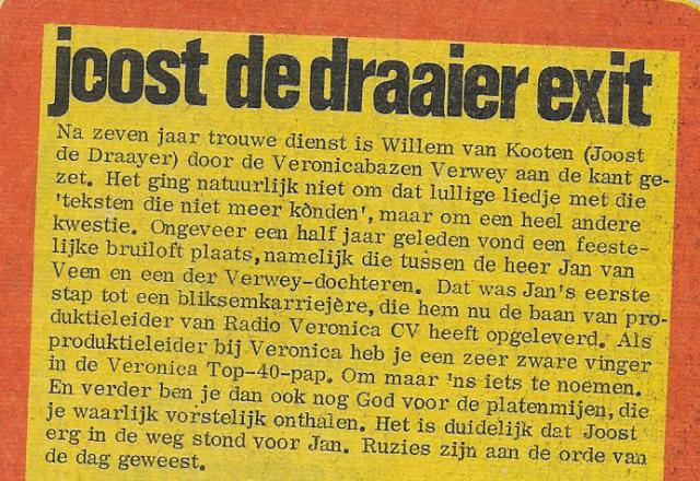 1968 Hitweek Joost de draaier exit.jpg