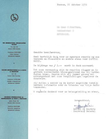 19701021 Capital Radio brief Berthe Beydals.jpg
