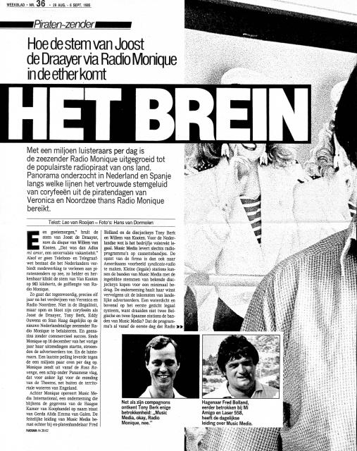 19850906 weekblad Het brein Hoe de stem van Joost via Radio Monique in de ether komt 01.jpg