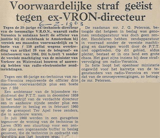 19630206 onb Voorwaardelijke straf geeist tegen ex VRON directeur.jpg