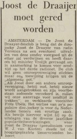 19630904 De Stem Joost de Draaijer moet gered worden.jpg