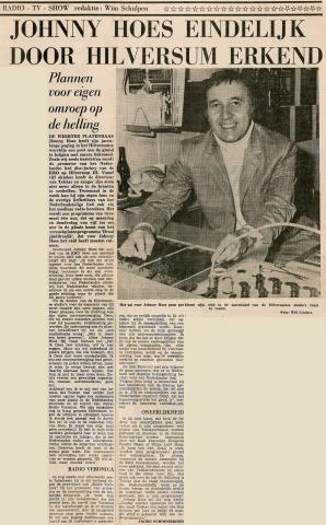 19701202 MenRbode Johnny Hoes eindelijk door Hilversum erkend.jpg