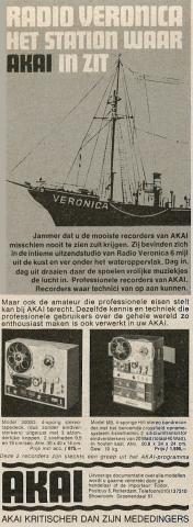 19690115 Het Beste Radio veronica het station waar Akai in zit.jpg