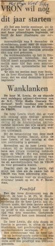 19591201 het vrije volk VRON wil nog dit jaar starten.jpg