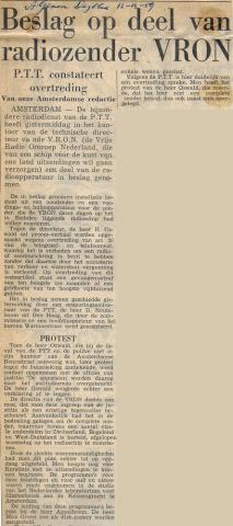 19591212 algemeen dagblad  Beslag op deel van radiozender VRON.jpg