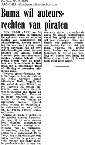 19731030 De Stem Buma wil auteursrechten van piraten.jpg