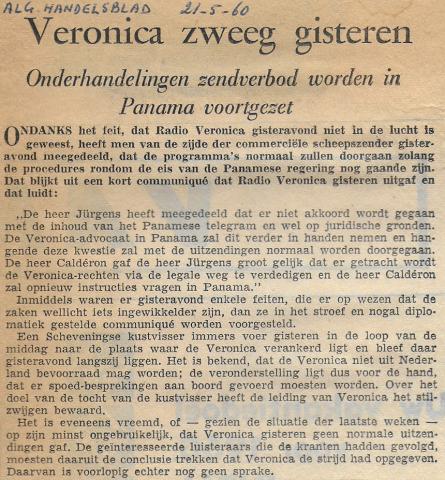 19600521 alg Handelsblad Veronica zweeg gisteren.jpg