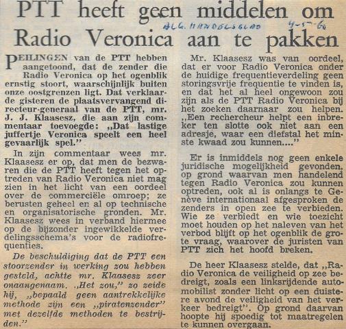 19600504 alg Handelsblad PTT heeft geen middelen om radio Veronica aan te pakken.jpg