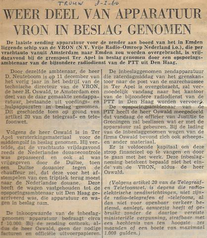 19600208 Trouw Weer deel van apparatuur VRON in beslag genomen.jpg