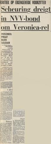 19730801 Tel Scheuring dreigt in NVV-bond om Veronica-rel.jpg