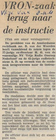 19611208 Vrije Volk VERON-zaak terug naar de instructie.jpg