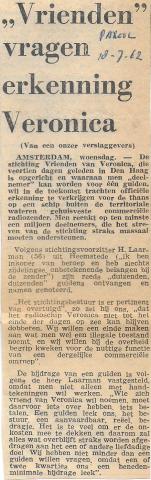 19620718 Parool Vrienden vragen erkinning van Veronica.jpg