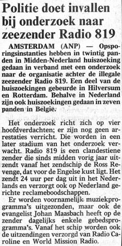 19890818 Politie doet invallen bij onderzoek naar zeezender Radio 819.jpg